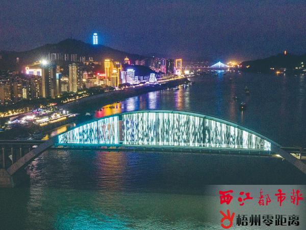 武汉二七长江大桥夜景风光高清图片下载-正版图片50137.