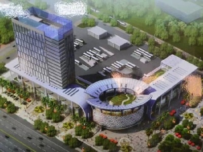 龙圩综合客运枢纽站完成年计划投资额近八成